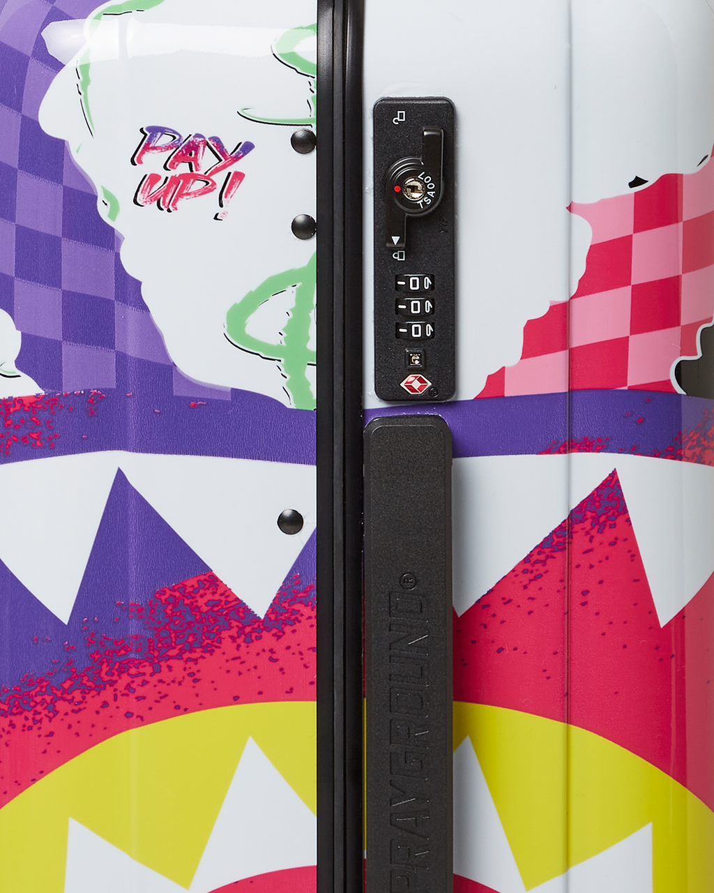 Dreamy Technicolor Sharknautics Hardshell Carry-On Luggage - Image 9