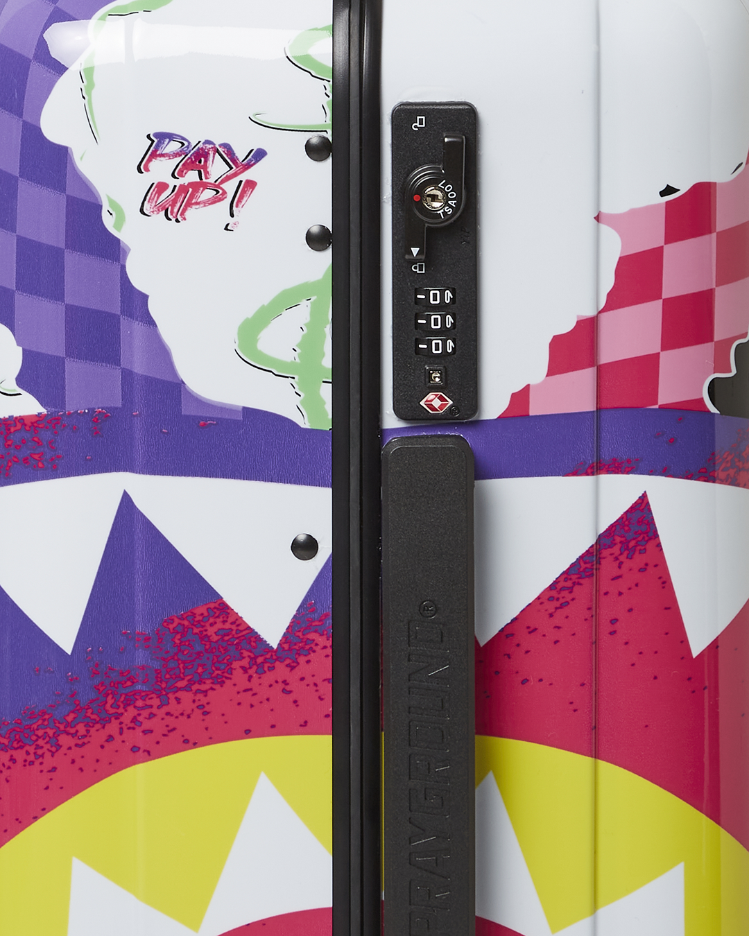 Dreamy Technicolor Sharknautics Hardshell Carry-On Luggage - Image 9
