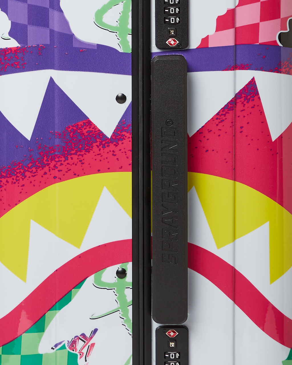Dreamy Technicolor Sharknautics Hardshell Carry-On Luggage - Image 11