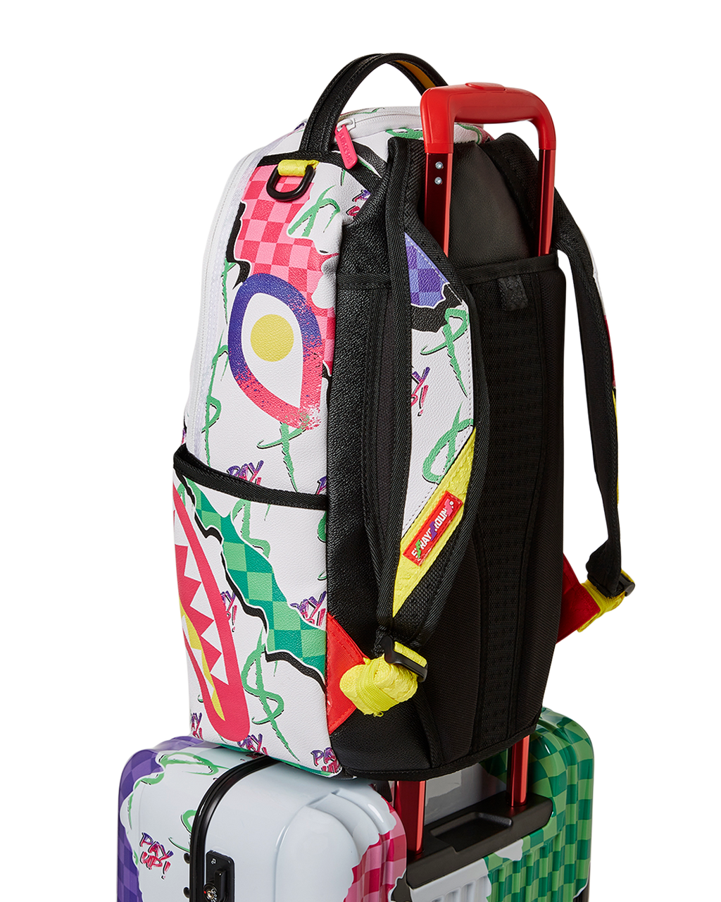 Dreamy Technicolor Sharknautics Hardshell Carry-On Luggage - Image 13