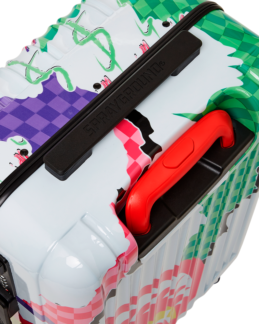 Dreamy Technicolor Sharknautics Hardshell Carry-On Luggage - Image 14
