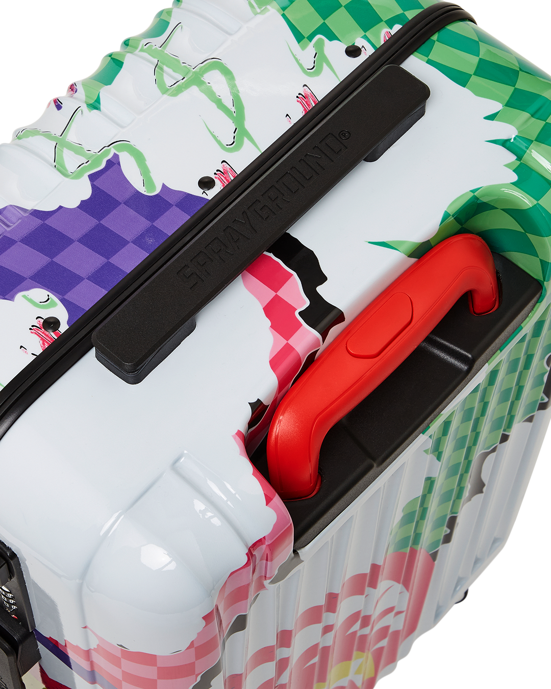 Dreamy Technicolor Sharknautics Hardshell Carry-On Luggage - Image 14