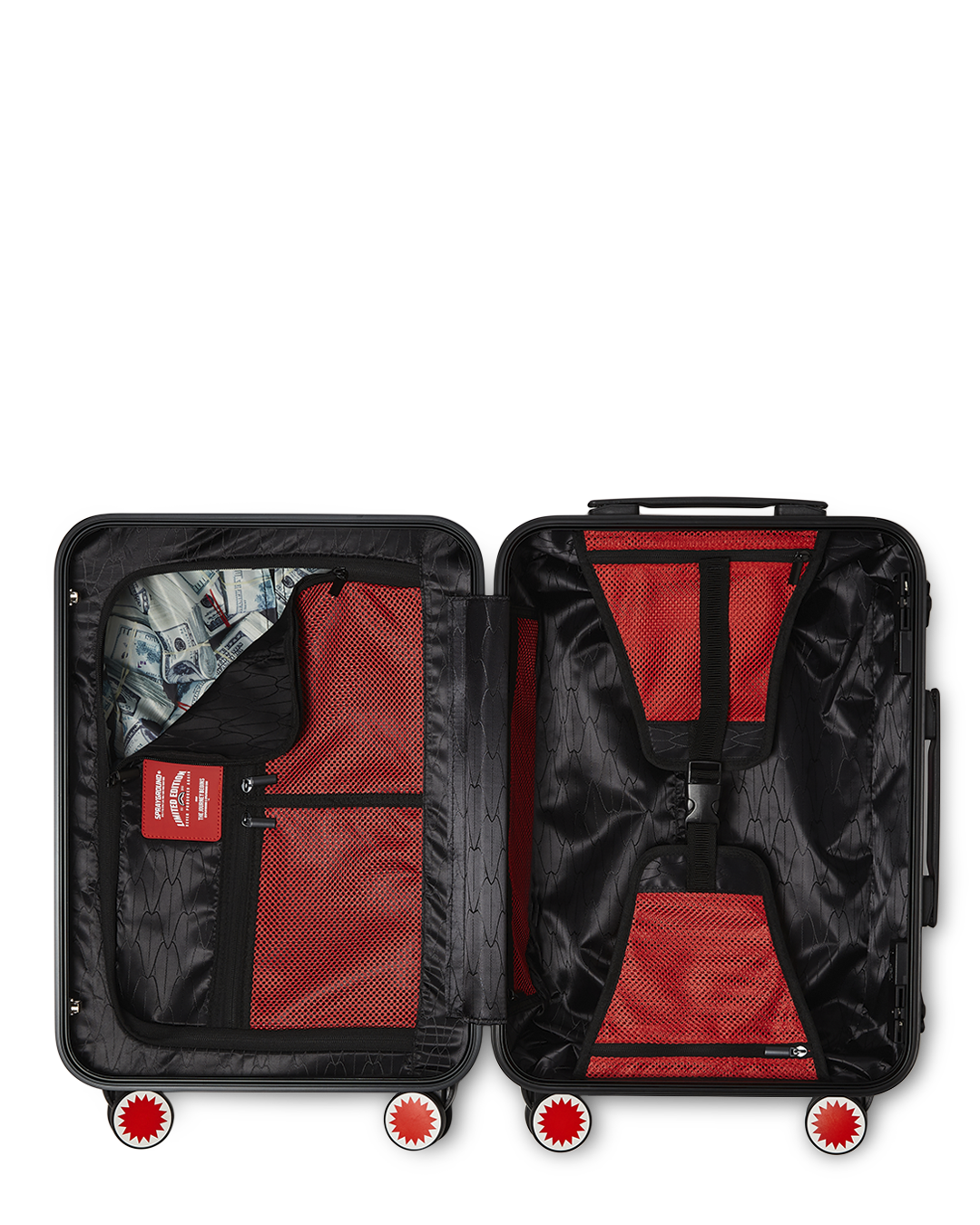 Dreamy Technicolor Sharknautics Hardshell Carry-On Luggage - Image 15