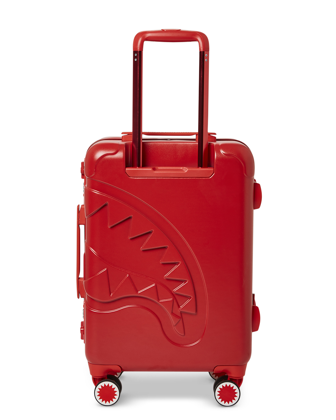 Molded Sharkitecture Red Hardshell Carry-On Luggage - Image 7