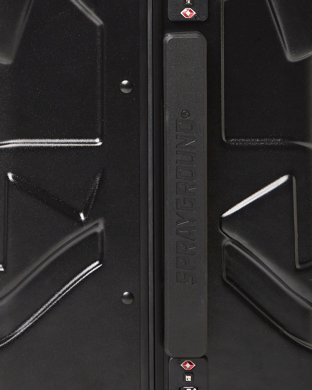 Molded Sharkitecture Black Hardshell Carry-On Luggage - Image 11