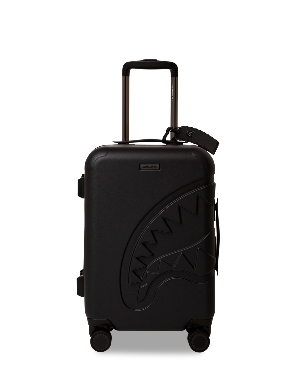 Reality Check Sharkitecture Carry-On Jetblack Luggage (Gunmetal Hardware) - Image 3