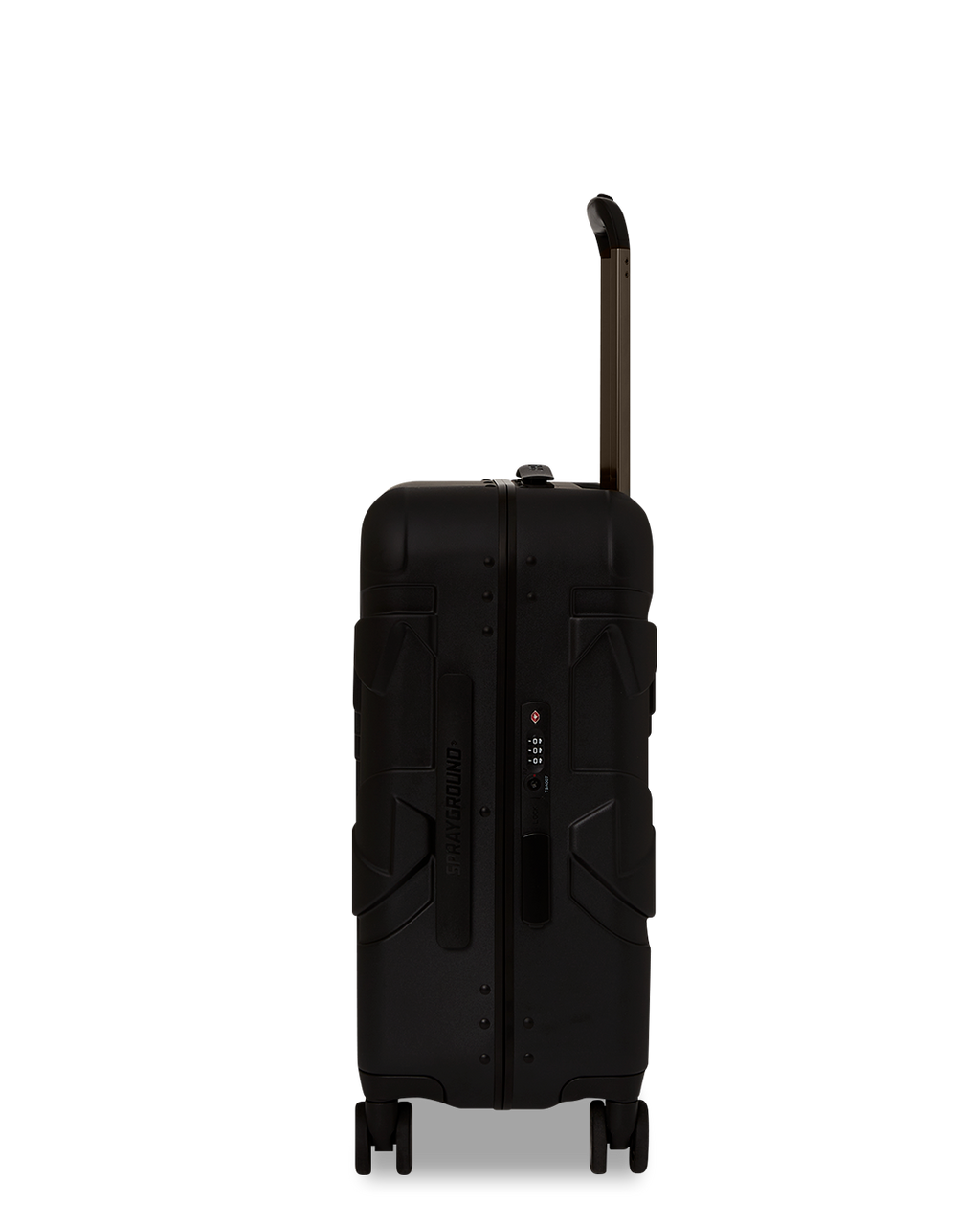 Reality Check Sharkitecture Carry-On Jetblack Luggage (Gunmetal Hardware) - Image 7