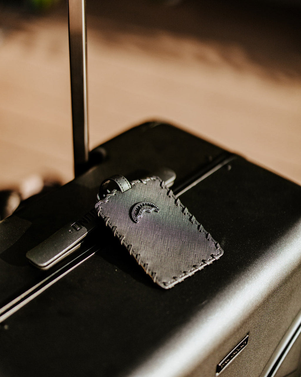 Reality Check Sharkitecture Carry-On Jetblack Luggage (Gunmetal Hardware) - Image 10