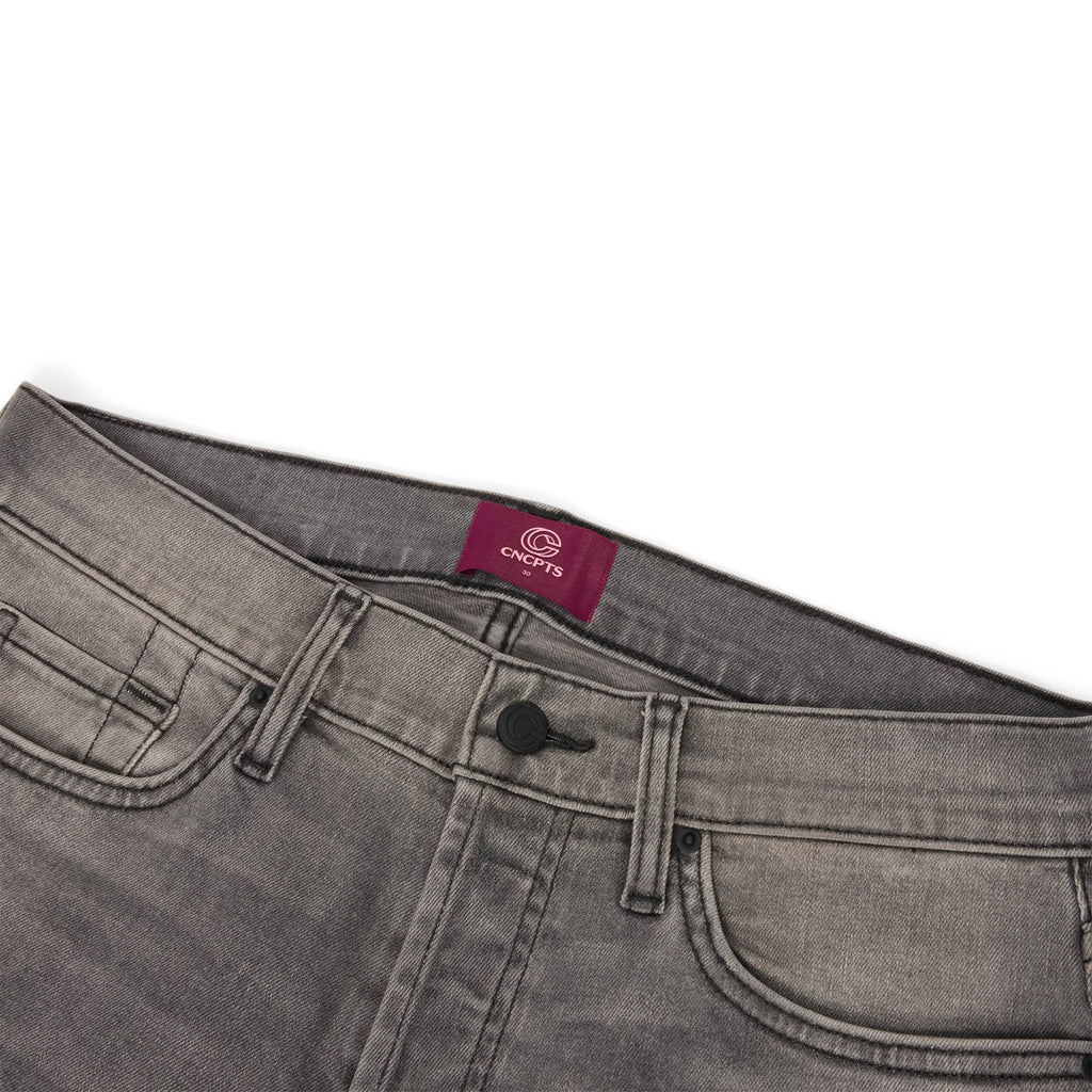 CNCPTS Coated Straight Denim (Black/Grey) - Image 3