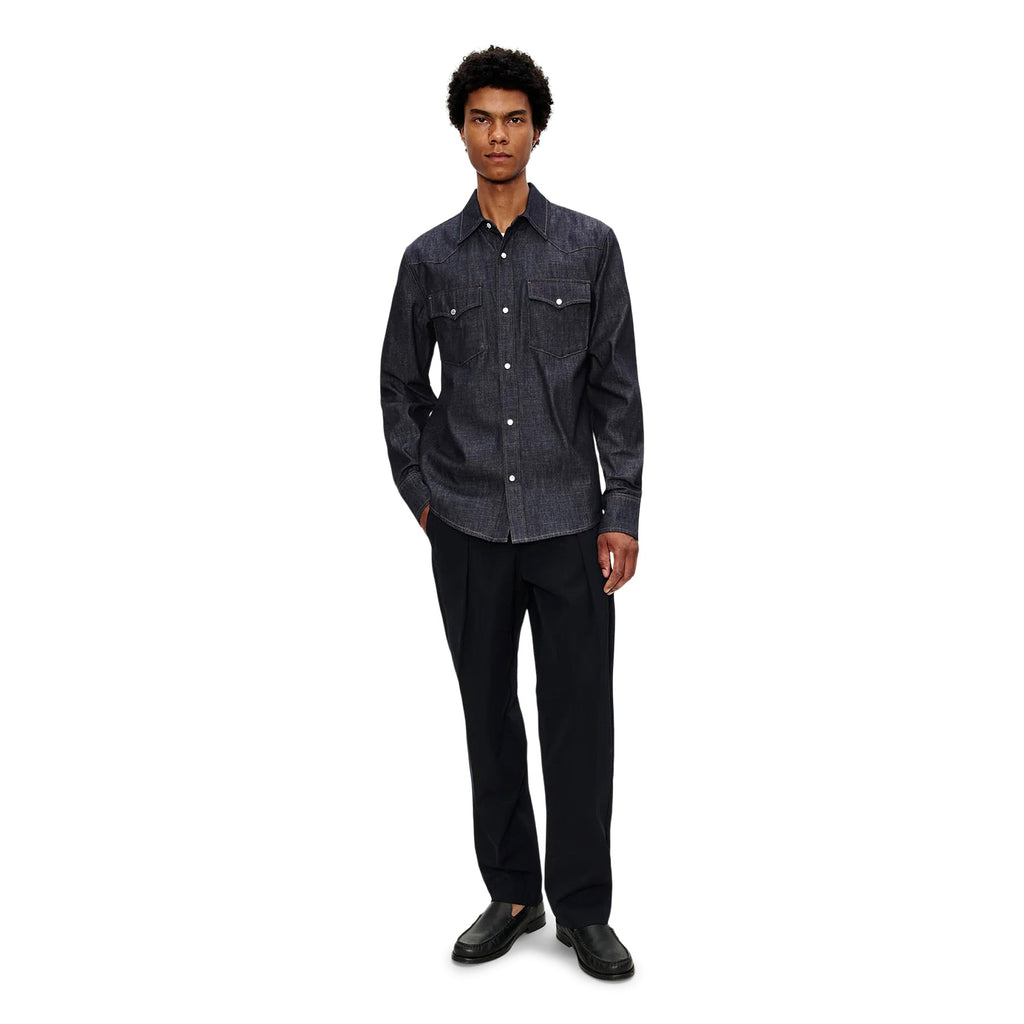 A.P.C. Western Shirt (Dark Indigo) - Image 2