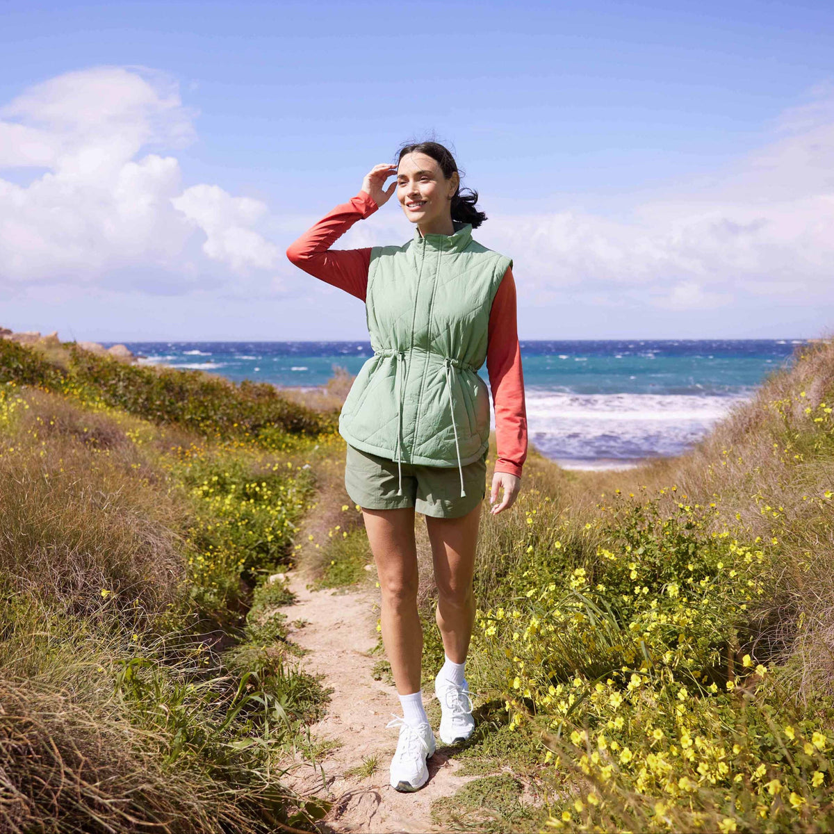 Cassly Womens Insulated Gilet - Pistachio - Image 5