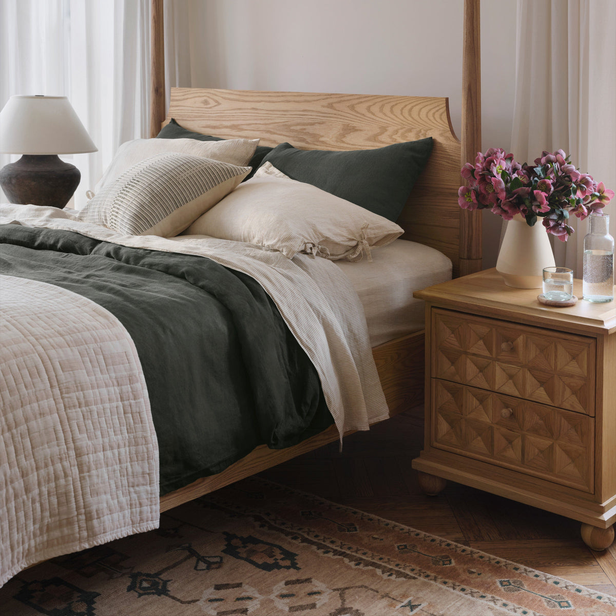 Stonewashed Linen Sheet Set - Image 68