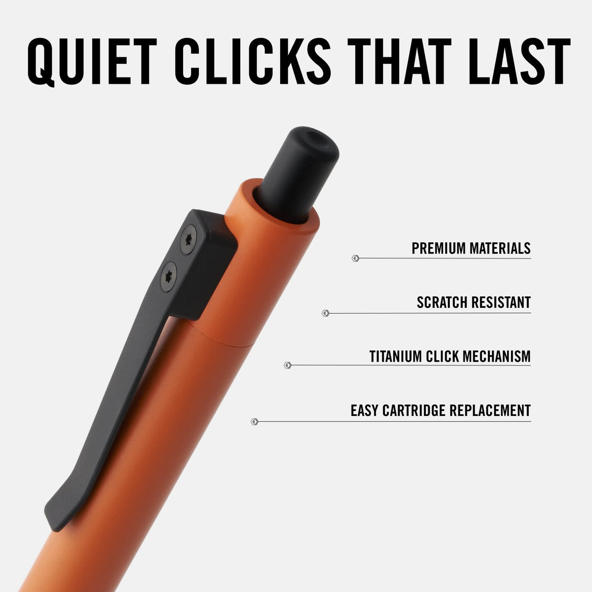 Daily Writer Kit (Click Pen) - Just Peachy - Image 8