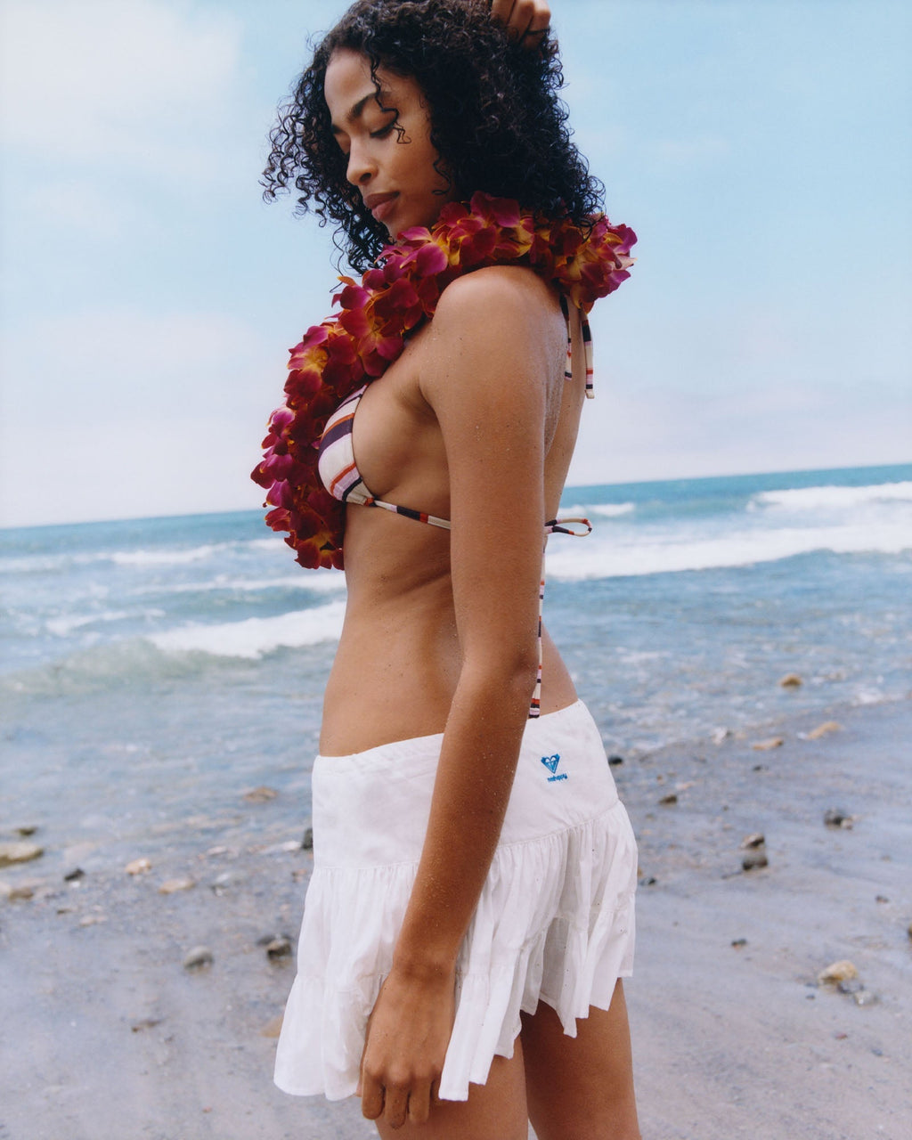 Roxy Tiered Mini Skirt - Image 5