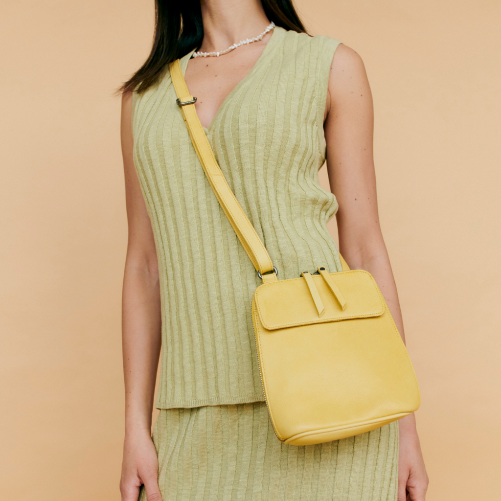 Lucy Leather Crossbody Bag - Image 14