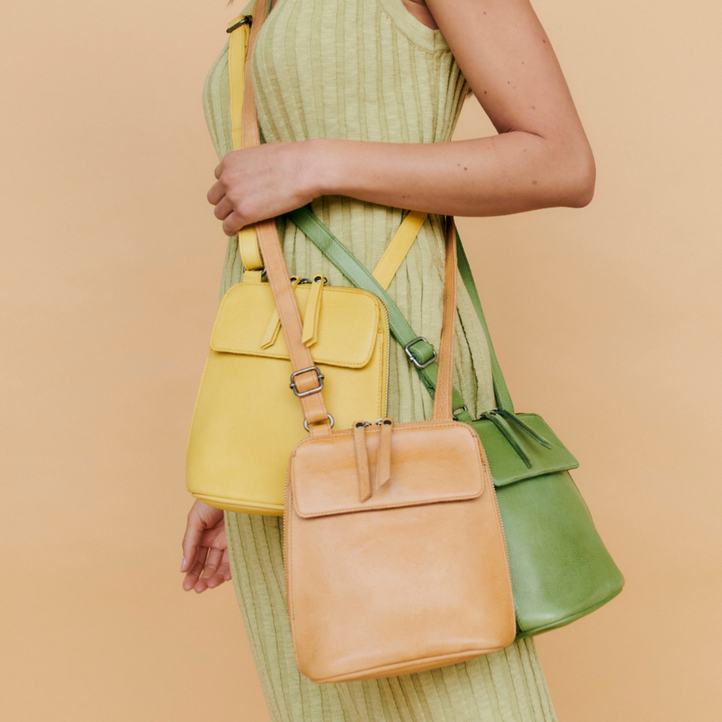 Lucy Leather Crossbody Bag - Image 15