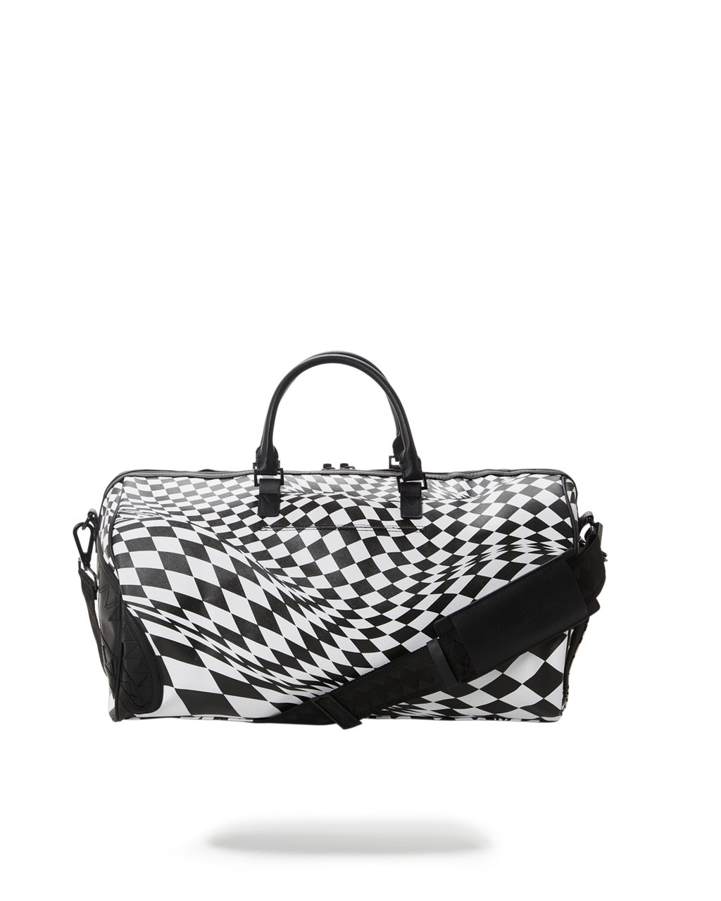 Trippy Check Duffle - Image 9