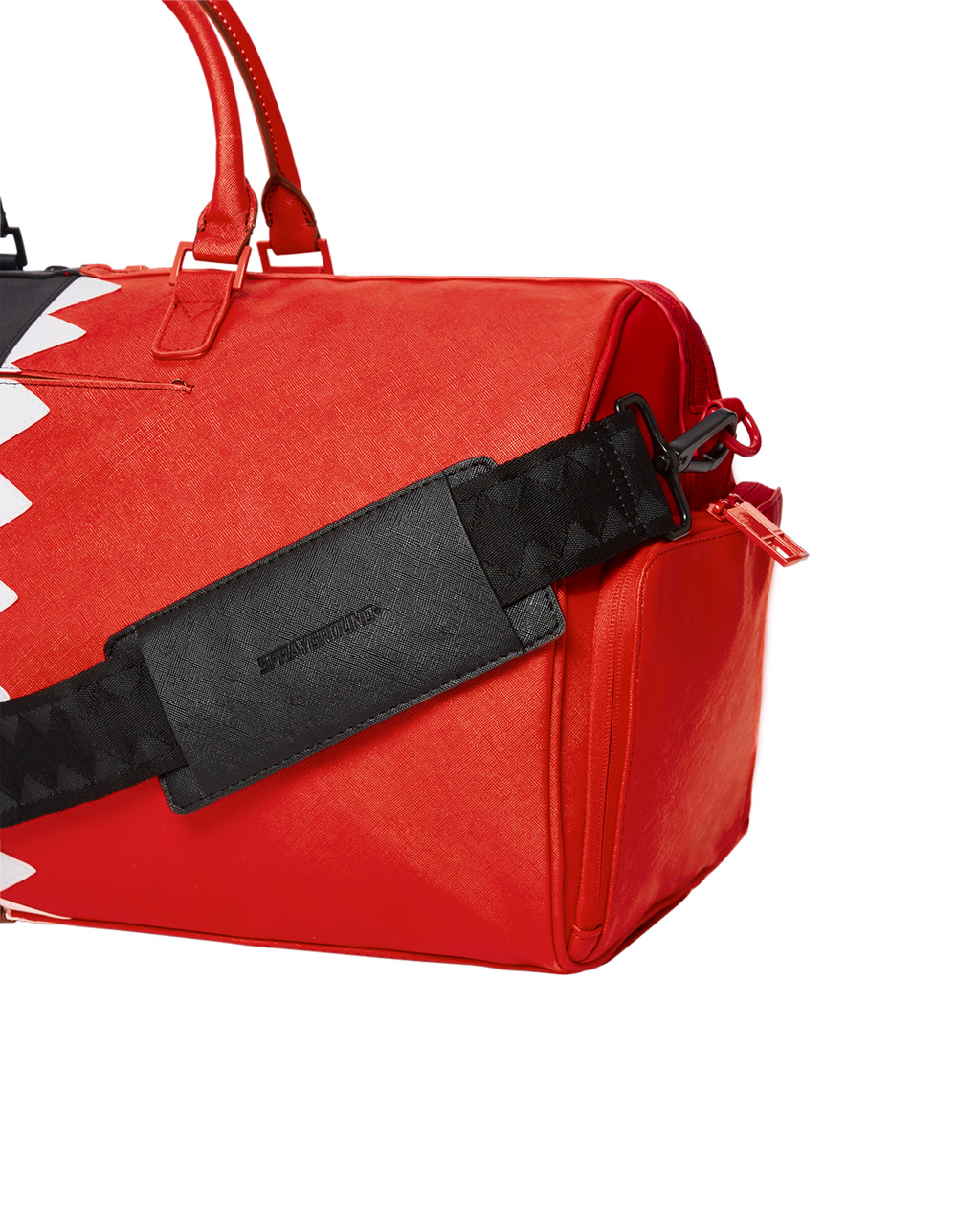 Vertical Shark Cut & Sew Duffle - Image 11