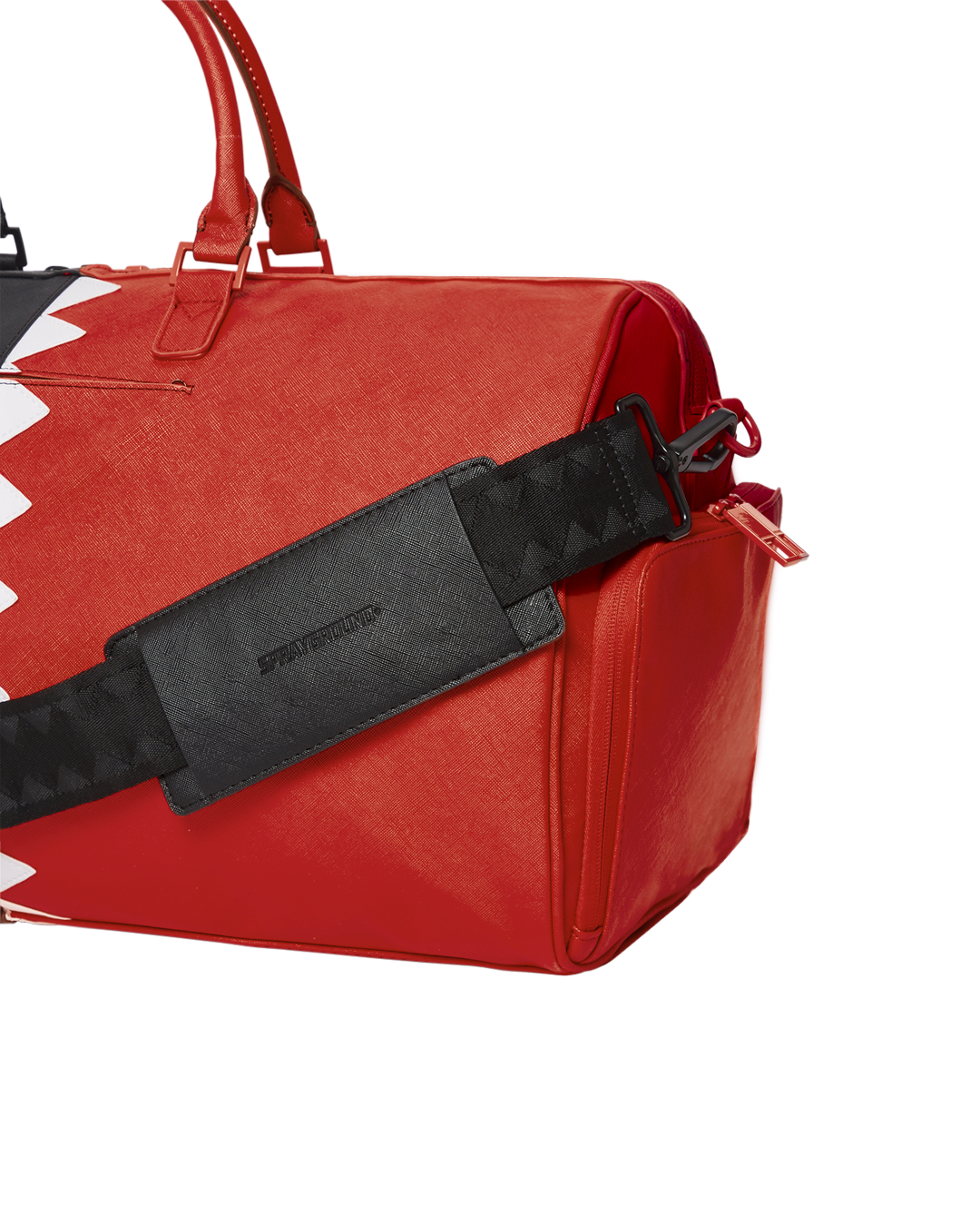 Vertical Shark Cut & Sew Duffle - Image 11
