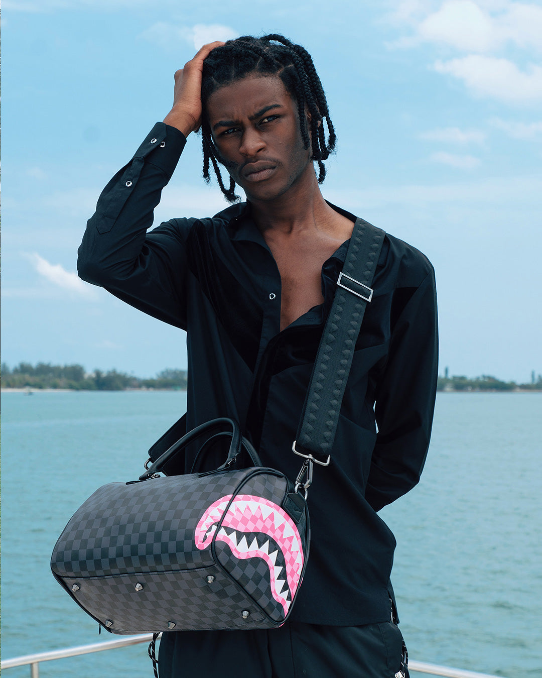 Sharks in Candy Mini Duffle - Image 2
