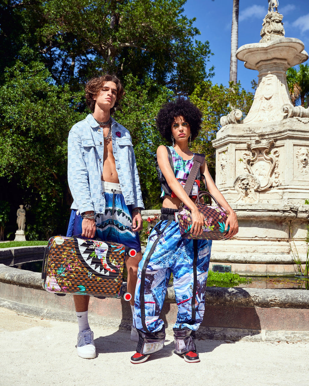 Garden of Sharks Mini Duffle - Image 6