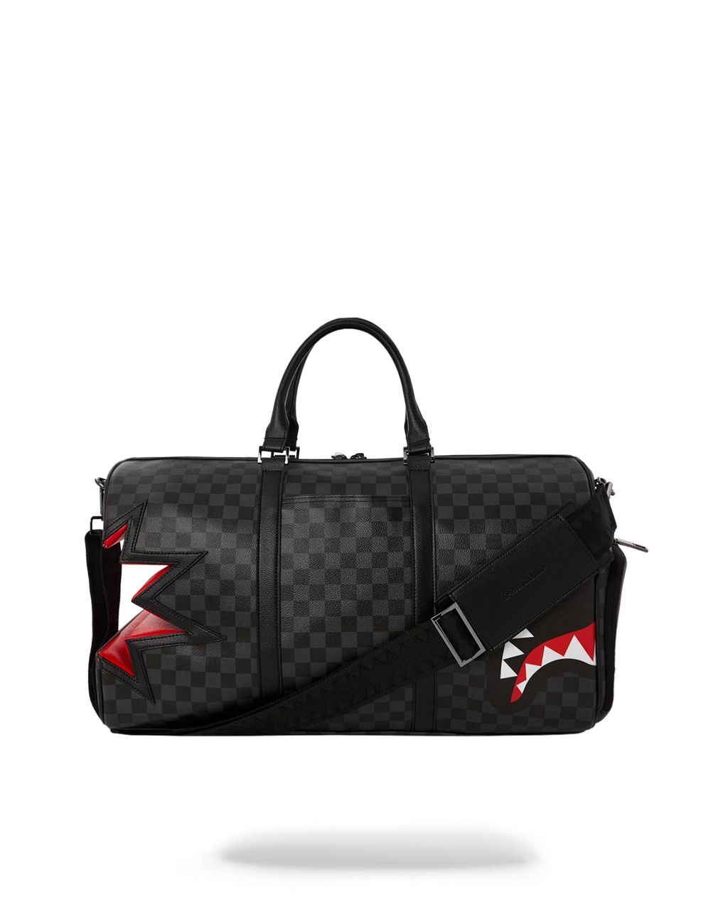 Shark Bite Sharks in Paris Gray Duffle - Image 5