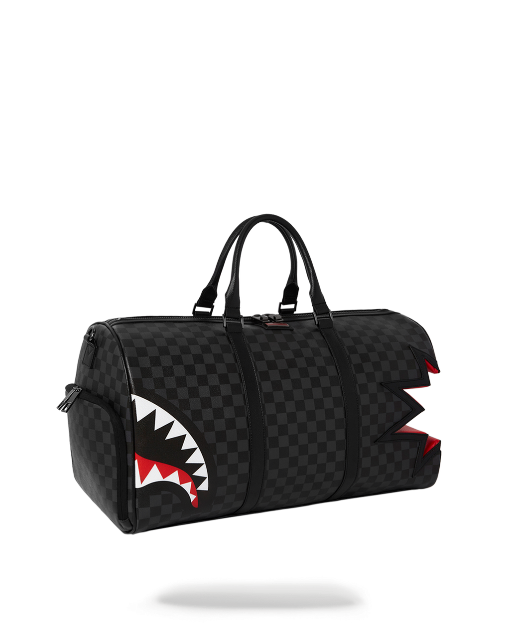 Shark Bite Sharks in Paris Gray Duffle - Image 7