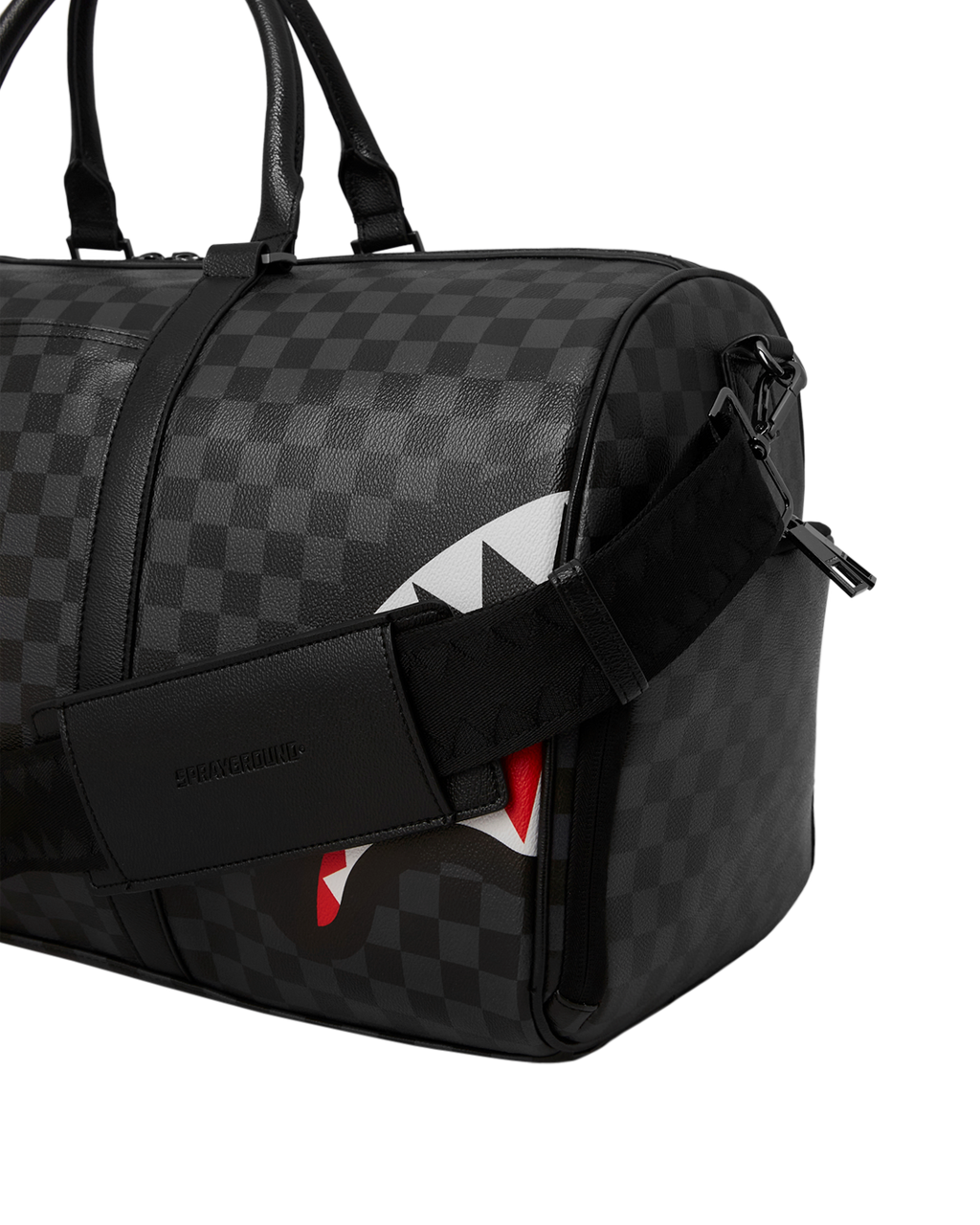 Shark Bite Sharks in Paris Gray Duffle - Image 12
