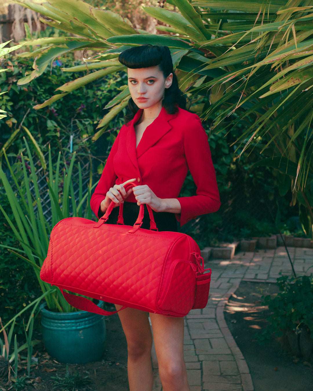 Red Riviera Emperor Duffle - Image 2