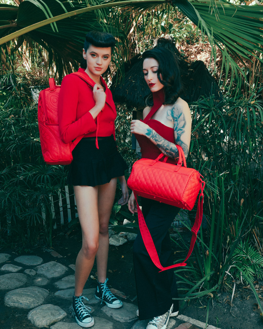 Red Riviera Mini Duffle - Image 8