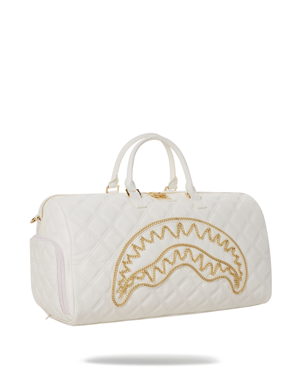 Riviera Le Blanc Gold Chain Shark Duffle - Image 3