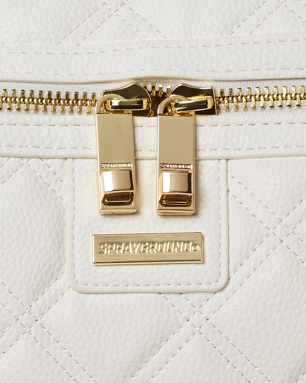 Riviera Le Blanc Gold Chain Shark Duffle - Image 15