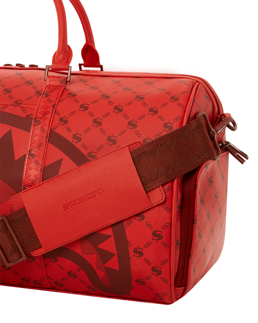 Money Pattern Brick Duffle - Image 9