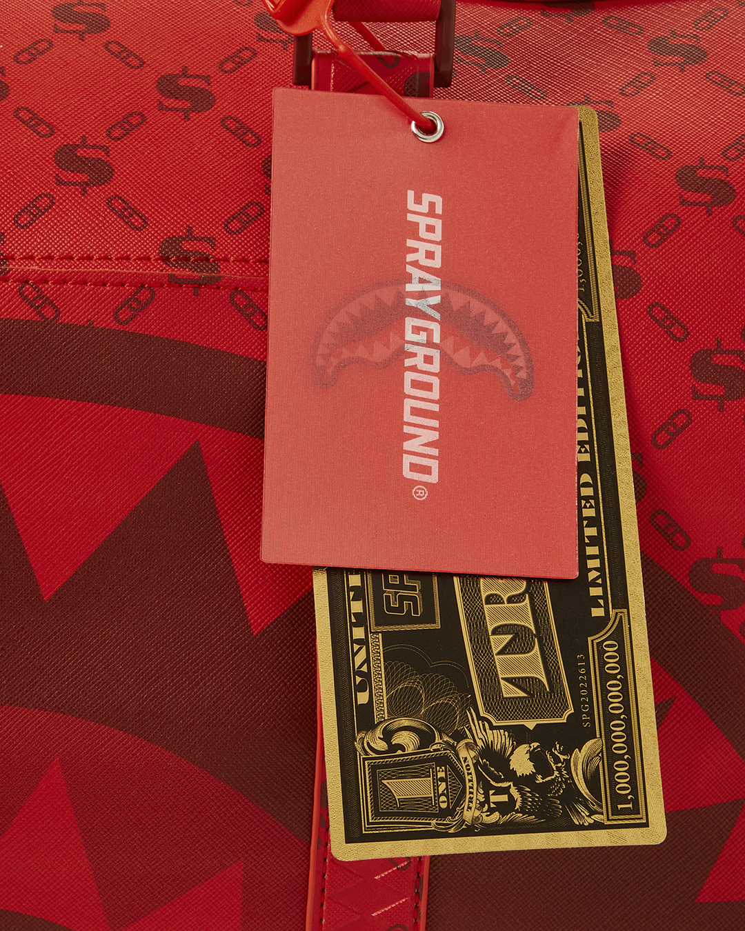 Money Pattern Brick Duffle - Image 13