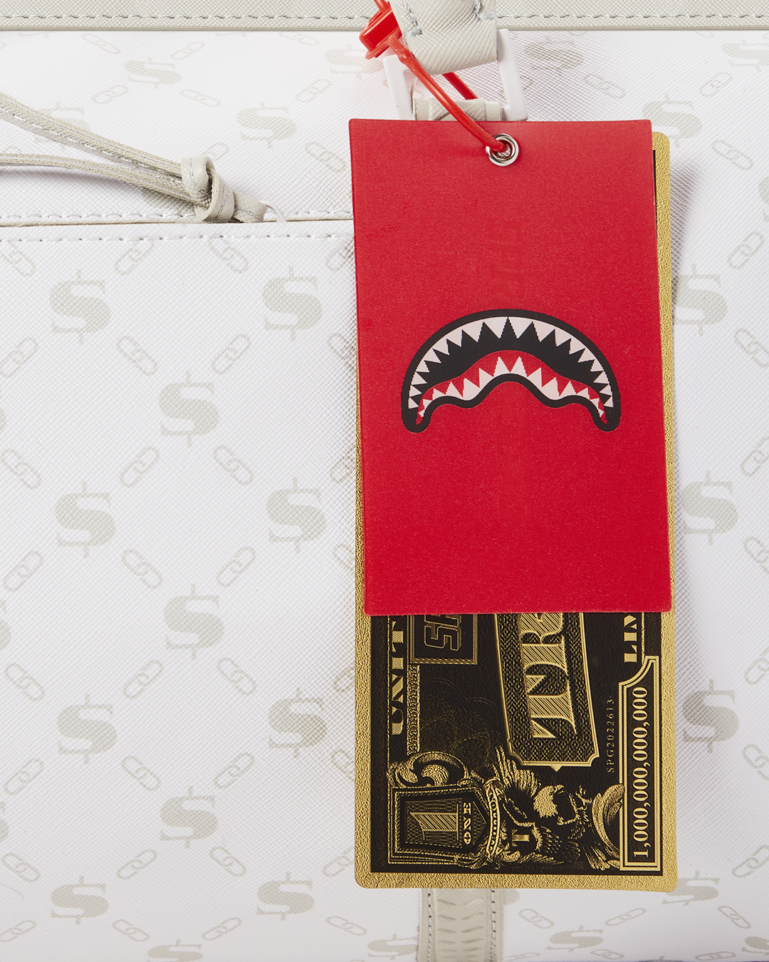 Money Pattern Powder Emperor Duffle - Image 18