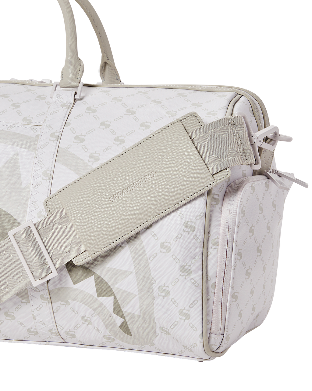 Money Pattern Powder Emperor Duffle - Image 9