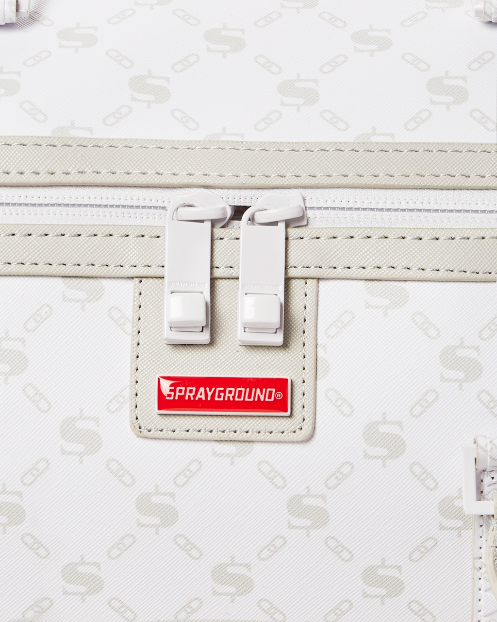 Money Pattern Powder Emperor Duffle - Image 15