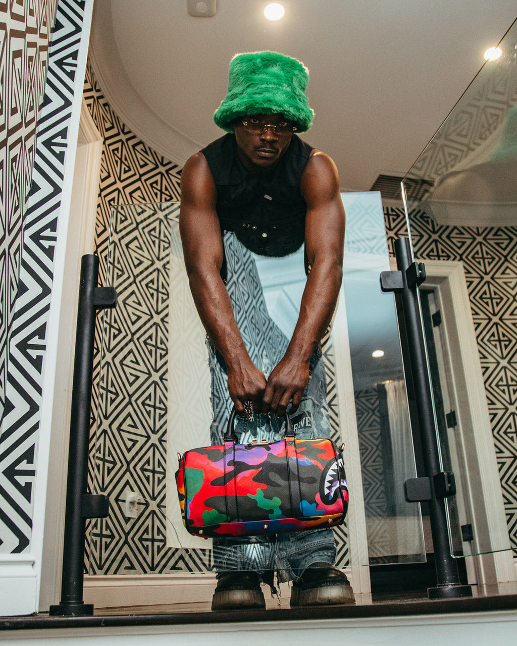 Camoburst Mini Duffle - Image 8