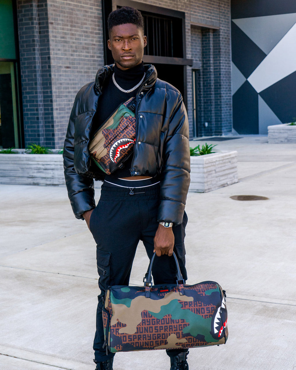 Camo Infiniti Duffle - Image 2