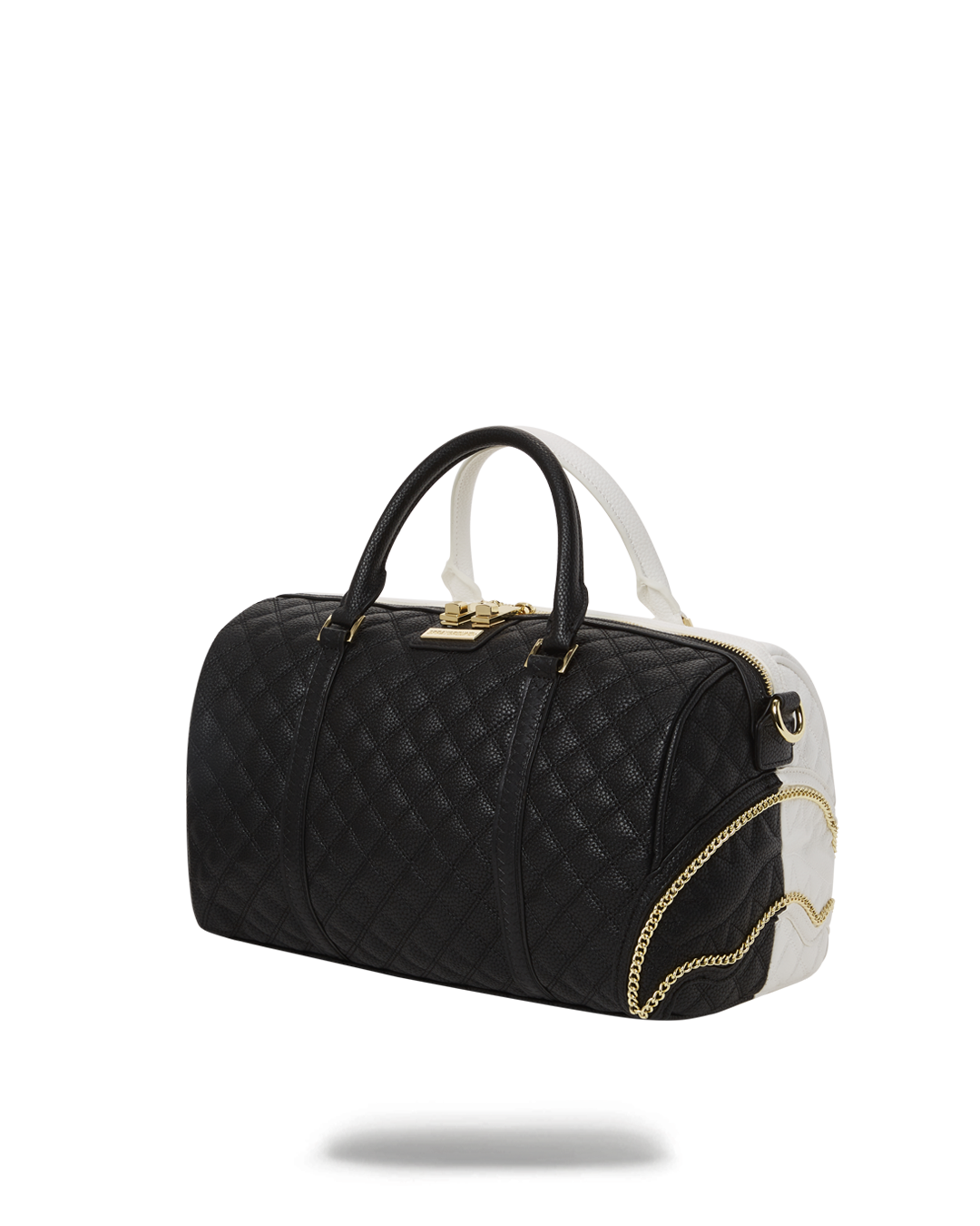 Leveled Up Split Quilt Shark Mini Duffle - Image 5