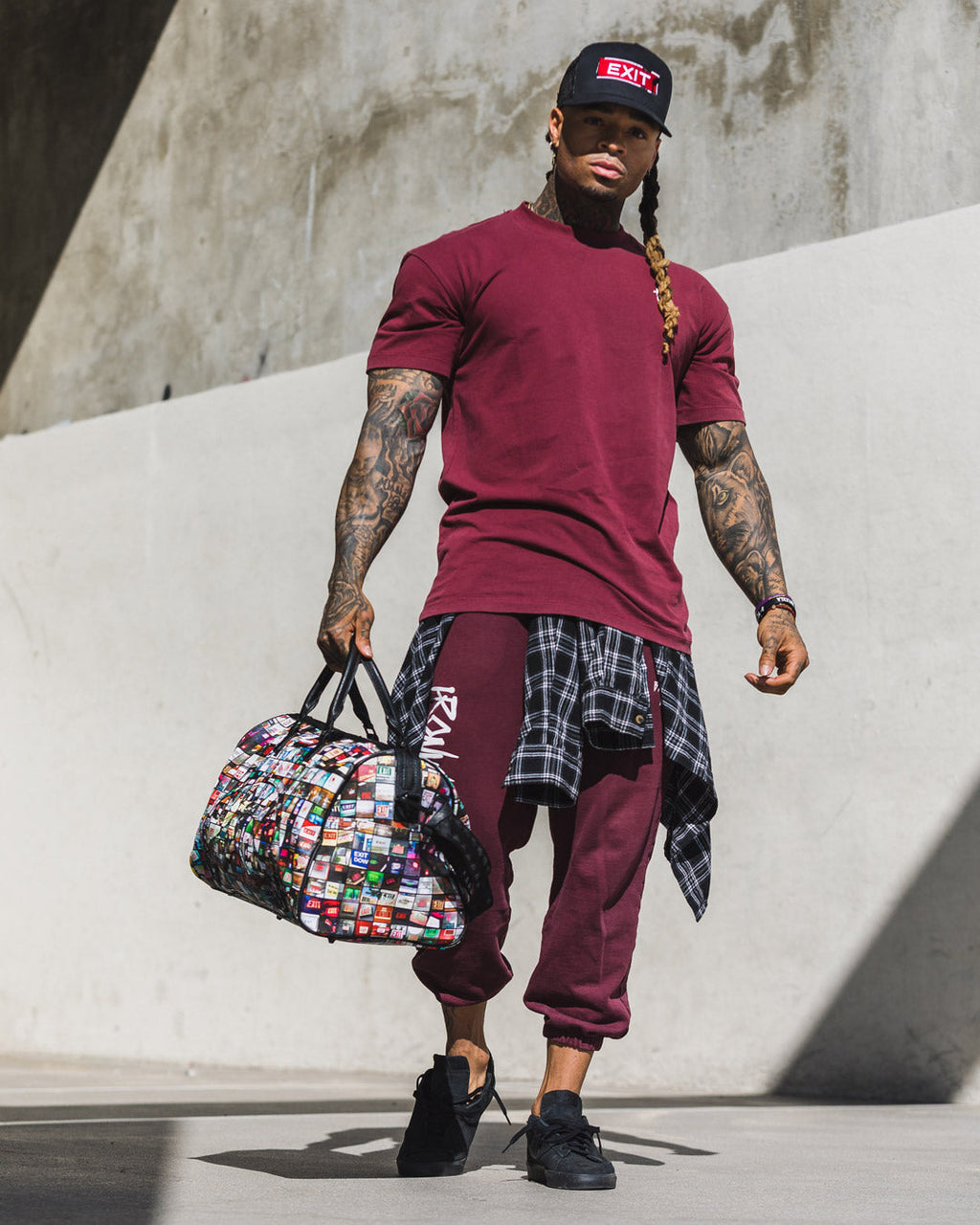 Exit Art Collab Duffle - Image 5