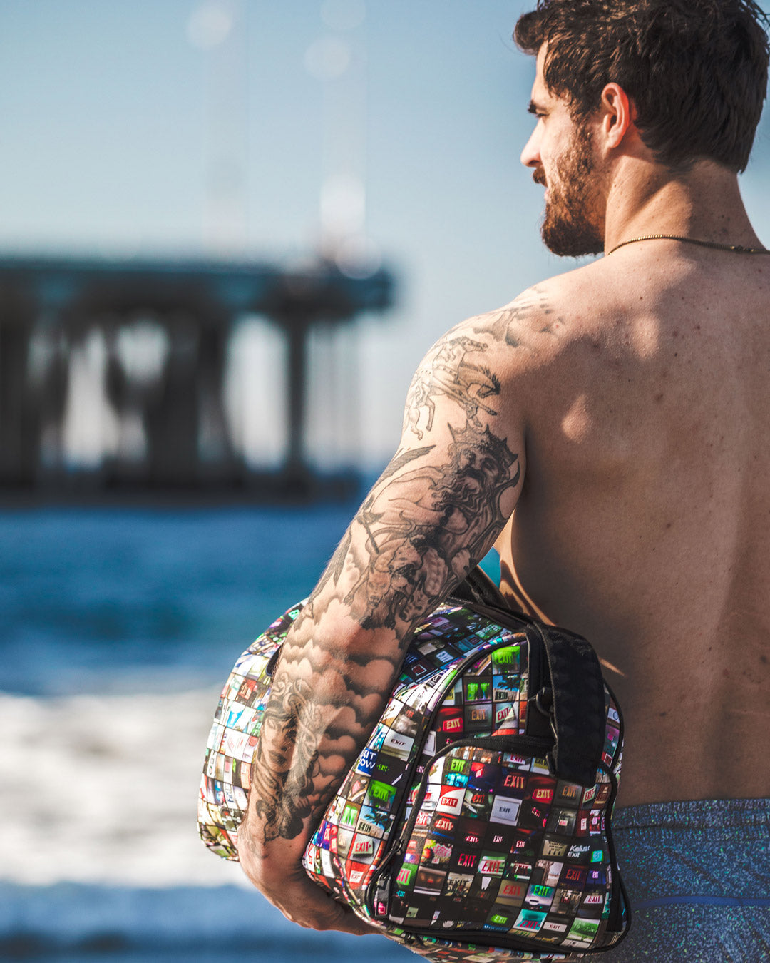 Exit Art Collab Duffle - Image 8
