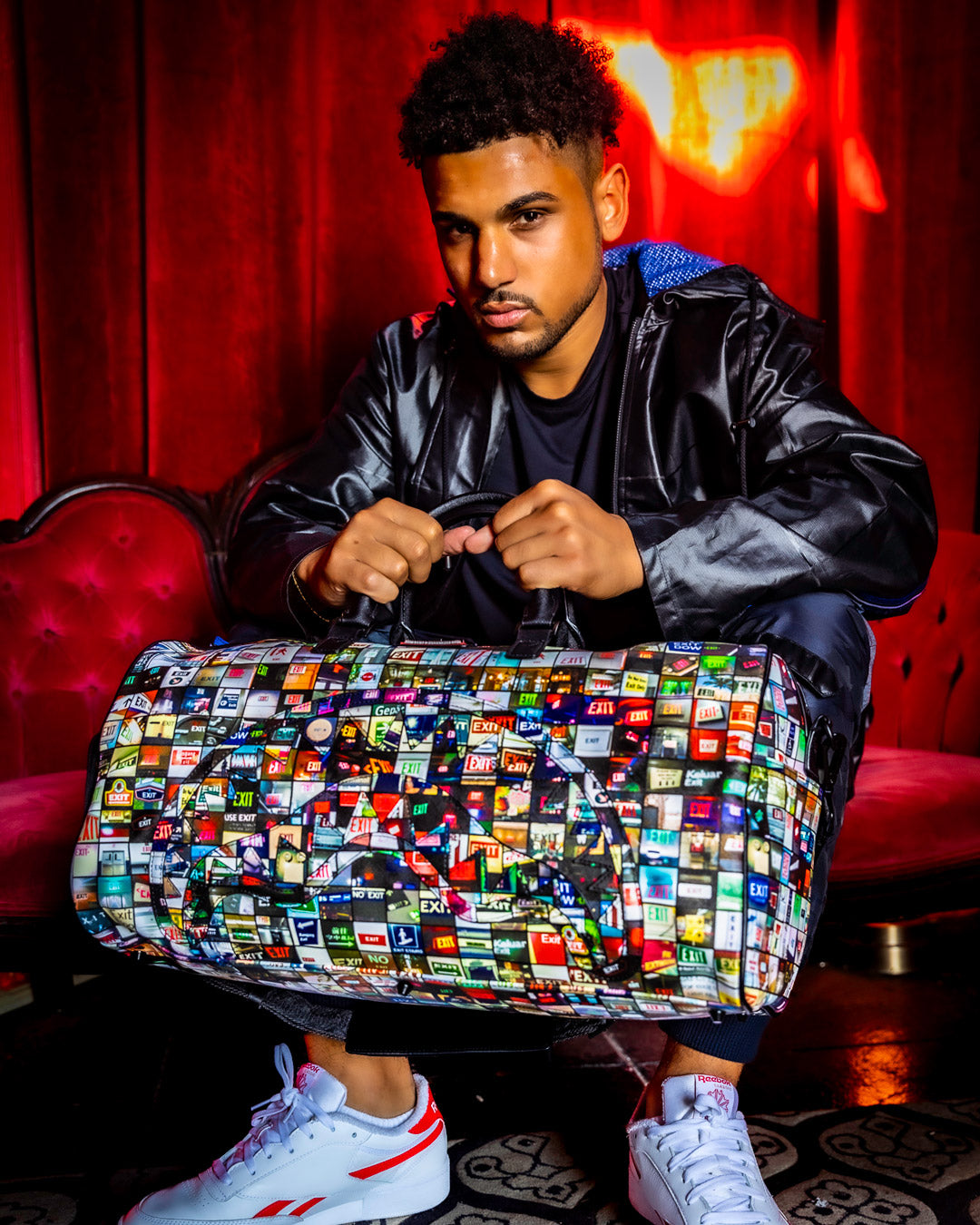 Exit Art Collab Duffle - Image 16