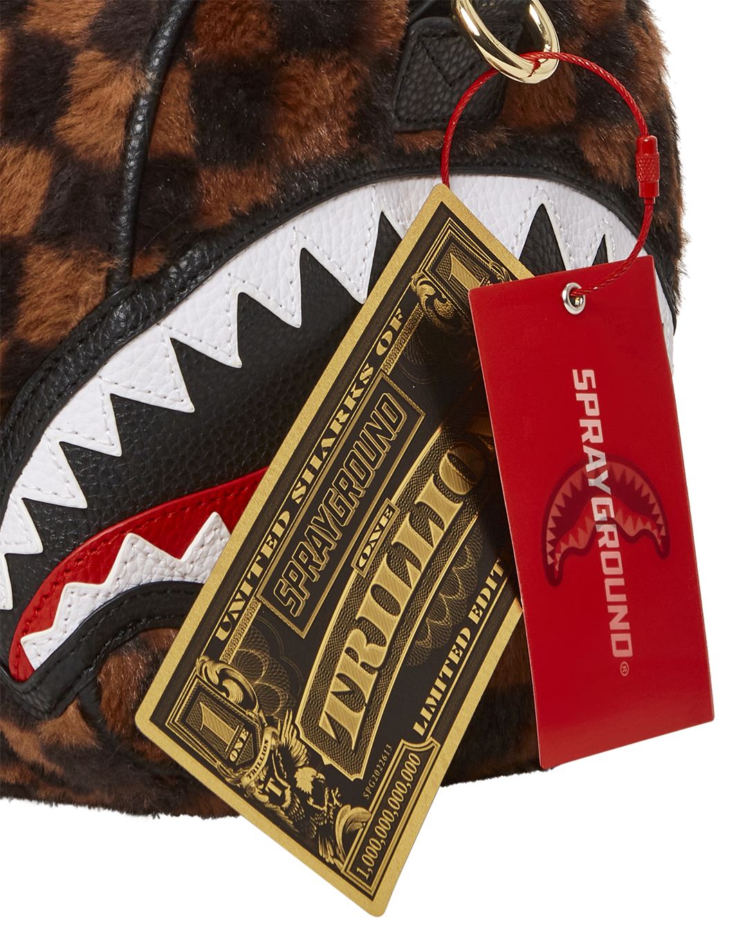 Furrr Sharks in Paris Mini Duffle - Image 12