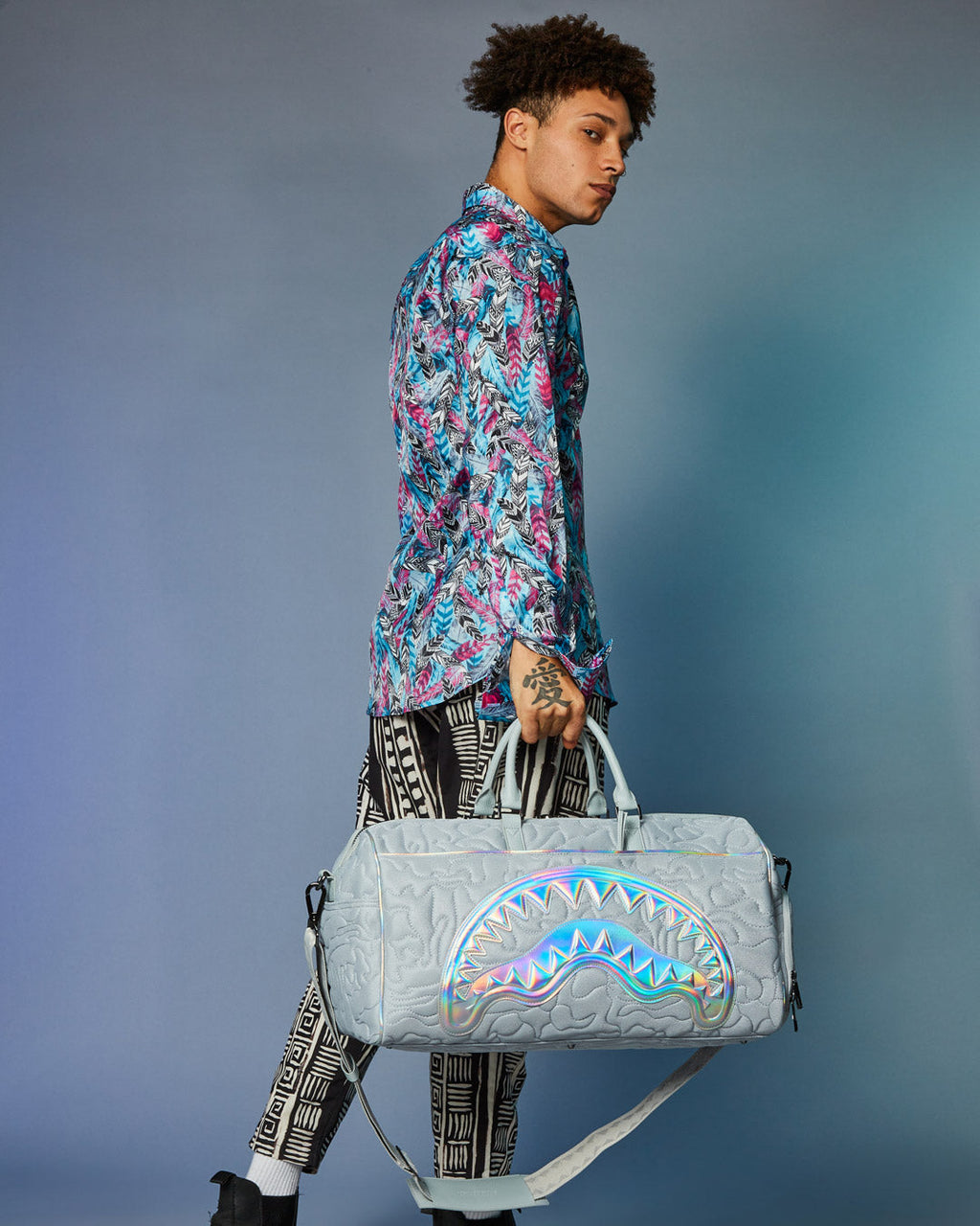 Mirashaku Iridescent Quilt Duffle - Image 2