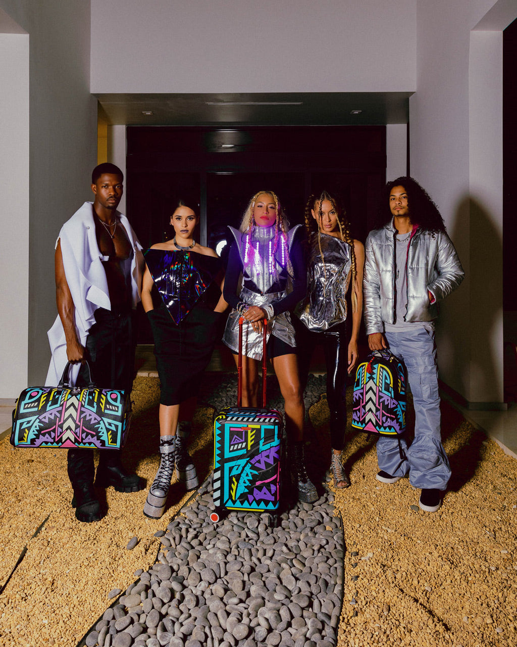 A.i. Path to the Future III Duffle - Sandflower Collab (Glow in the Dark) - Image 16