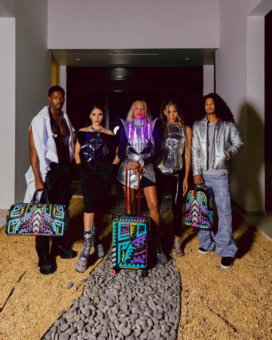 A.i. Path to the Future III Duffle - Sandflower Collab (Glow in the Dark) - Image 16