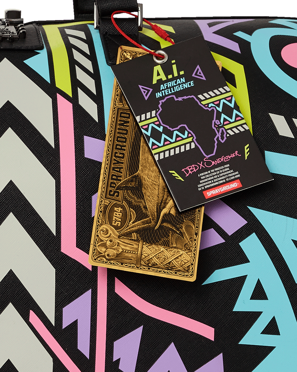 A.i. Path to the Future III Duffle - Sandflower Collab (Glow in the Dark) - Image 31