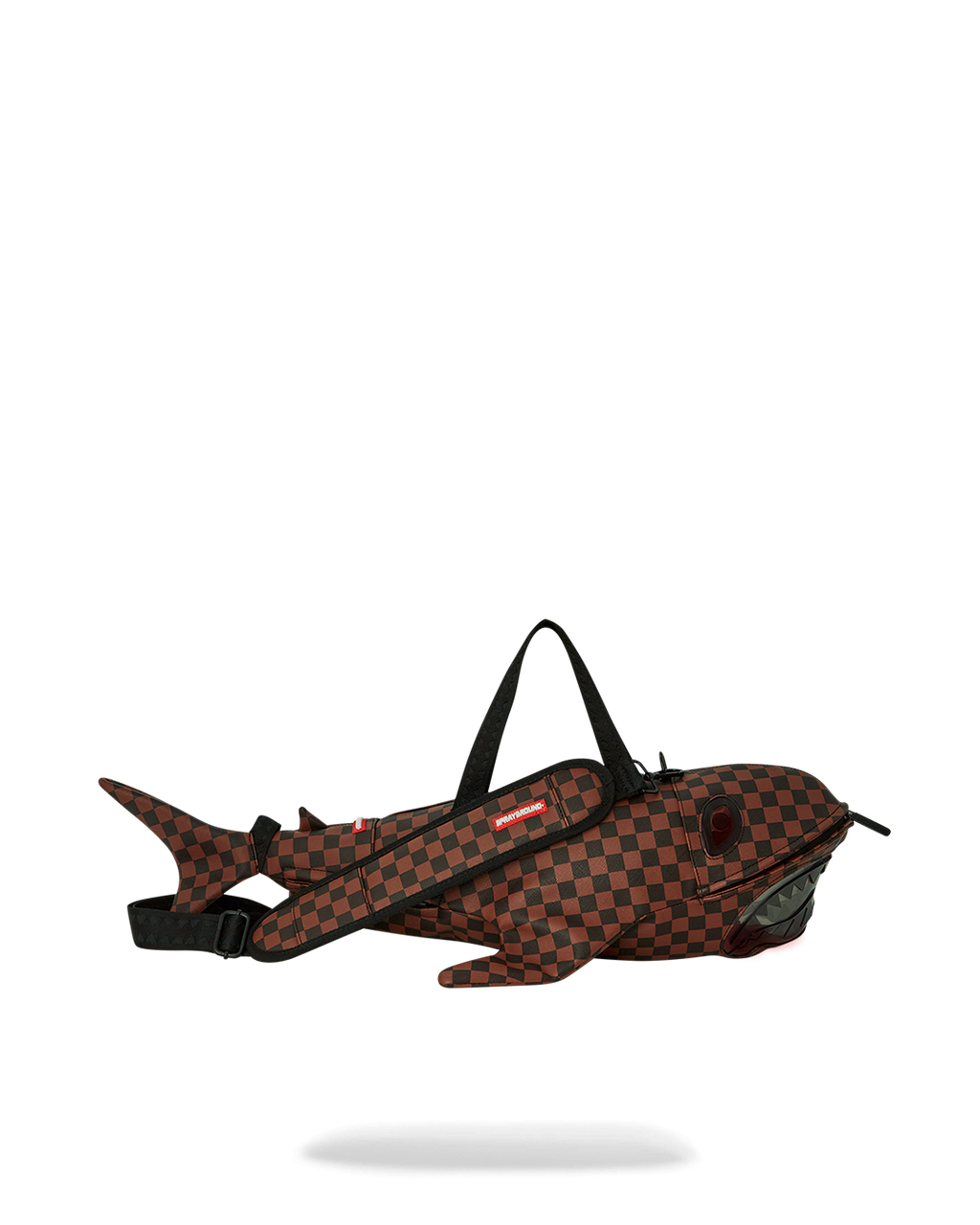 Sharks in Paris Clear for Takeoff Shark Medium Duffle - Image 9