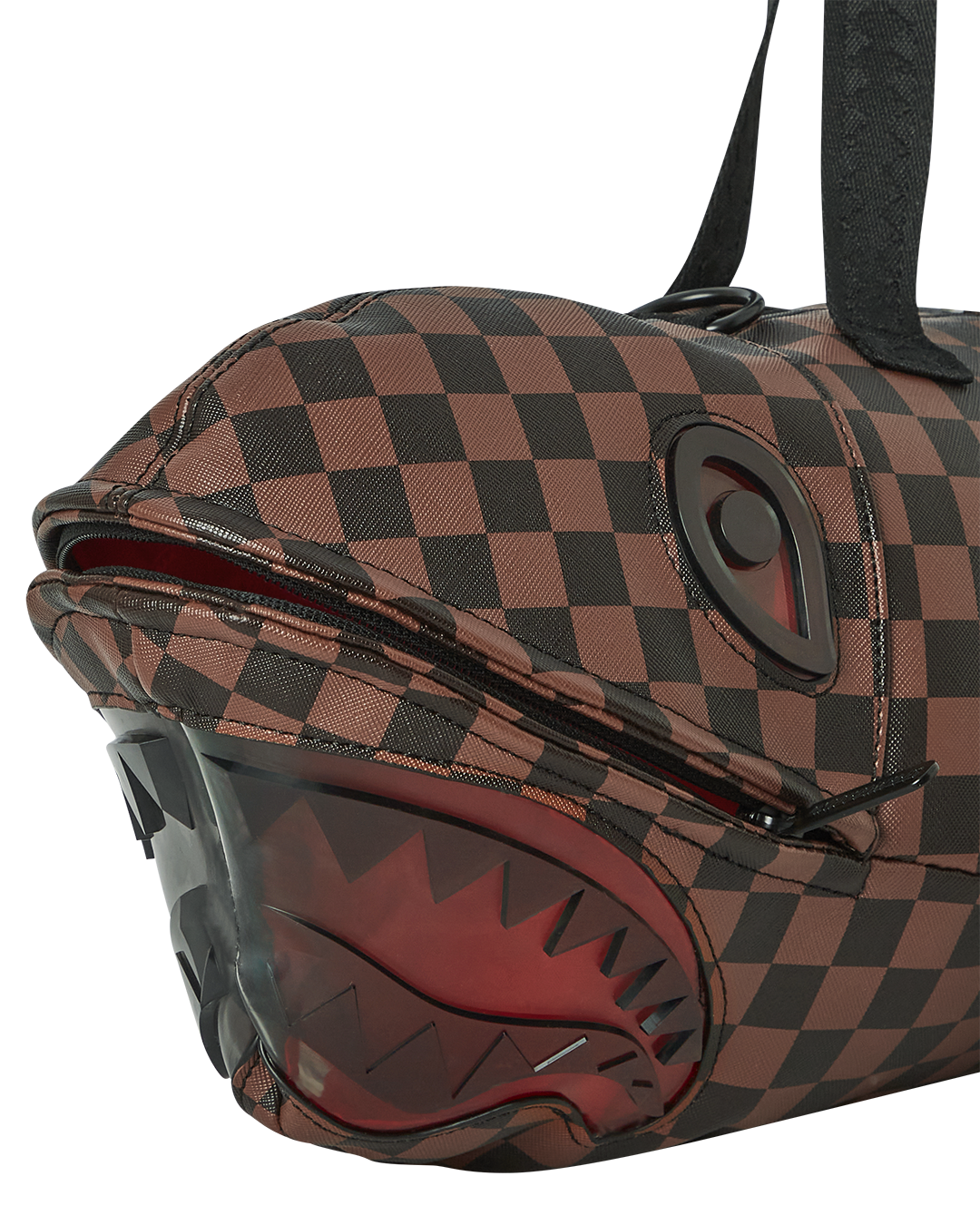 Sharks in Paris Clear for Takeoff Shark Medium Duffle - Image 11